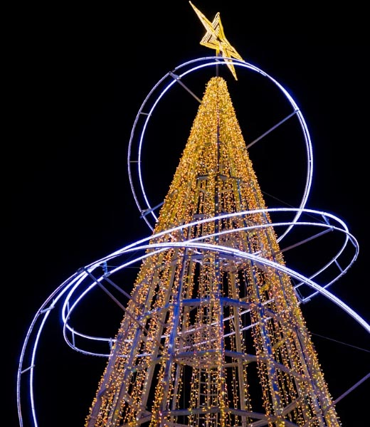 Holiday lights tour